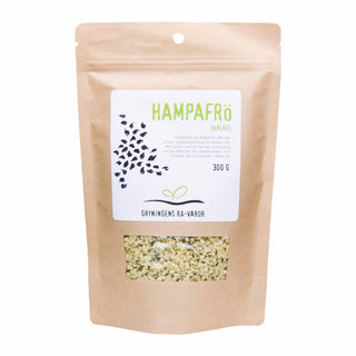 Hampafrön Skalade, 300 g Eko