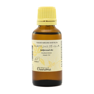 Nattljusolja kallpressad, 100 ml Eko