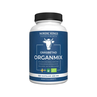Gräsbetad & Ekologisk Organmix, 180 kap Eko