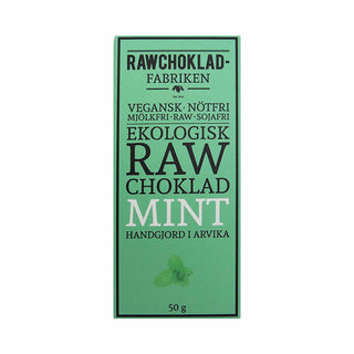 Raw Choklad Mint, 50 g Eko